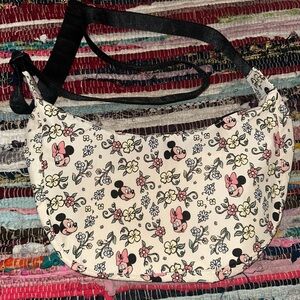 Disney x Baggu Medium Crescent Bag - Storybook Floral Print